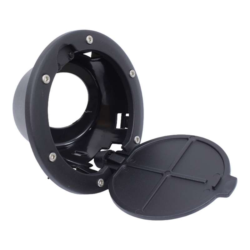 Matt Black Replacement fuel Tank Cover &amp; Cap for Jeep (Smooth Design)