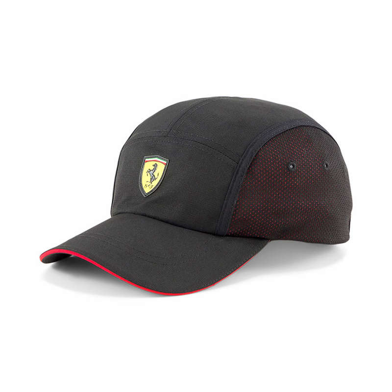 Puma Original Ferrari Black with Red Mesh Cap