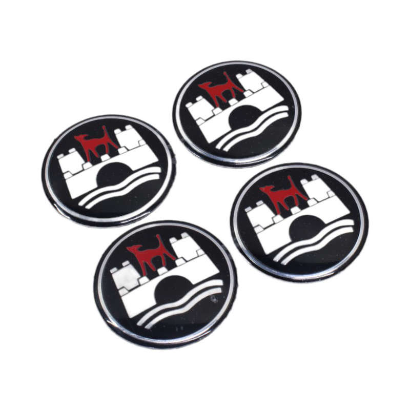 Wolfsburg Design Mag Wheen Center Cap Decals (60mm) set of 4