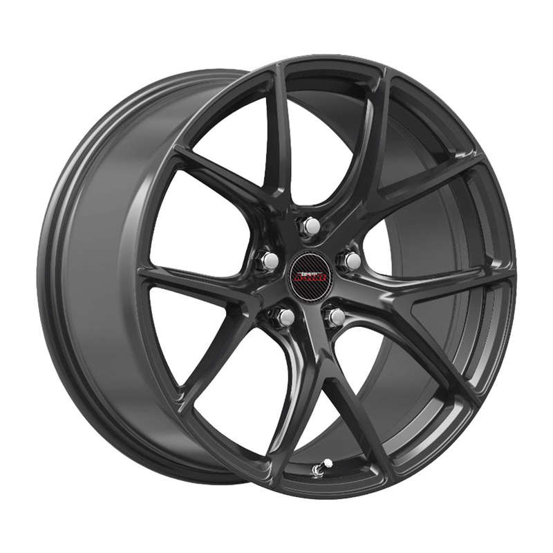 19" A-Line Dynamic 5/112 Velvet Black Flow Form Alloy Wheels