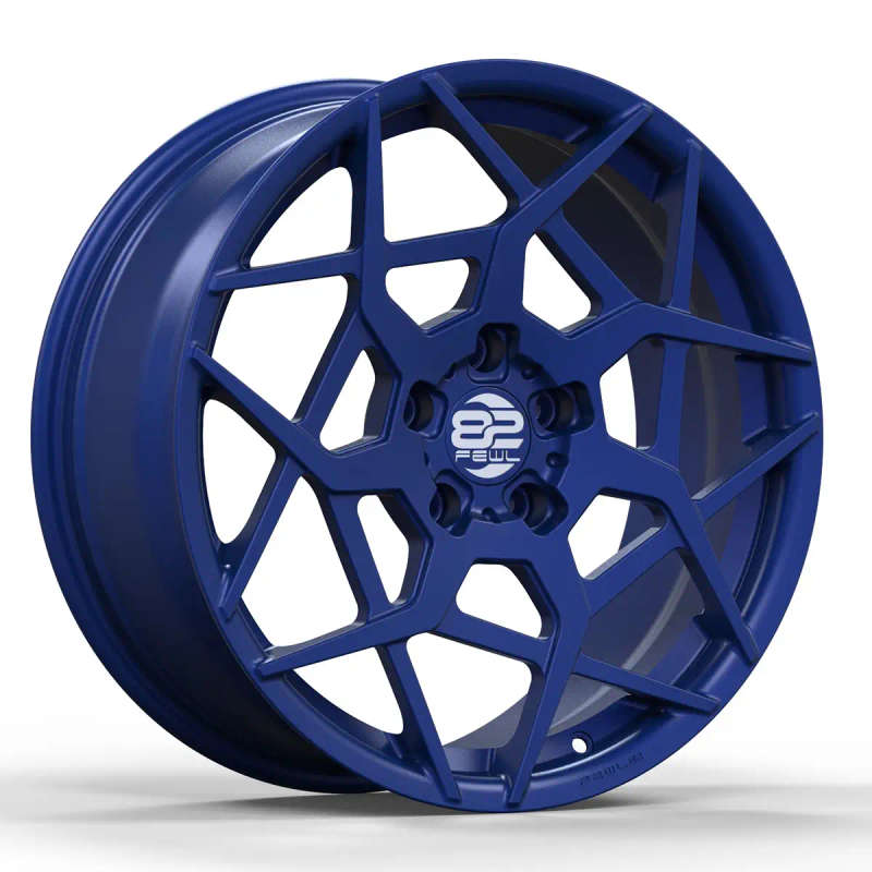19" Fewl-82 FC119-48 5/120 Monoblock Satin Royal Blue Alloy Wheels