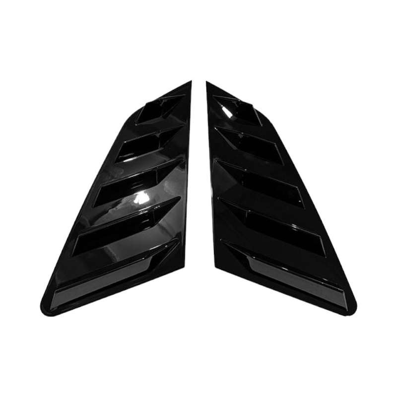Audi A3 2021 Rear 1/4 Glass Louvre Gloss Black