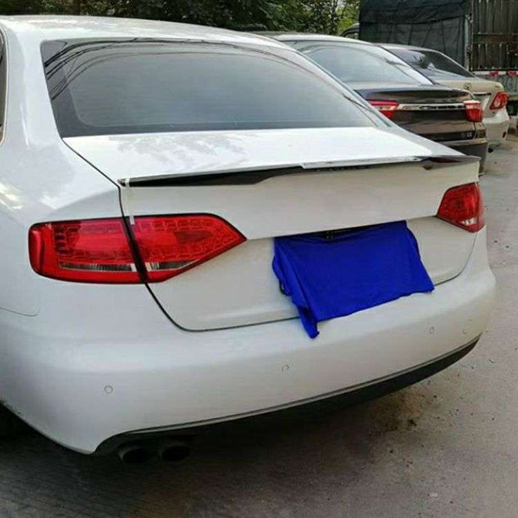 Audi A4 B8 2008 Boot Spoiler M4 Style Gloss Black