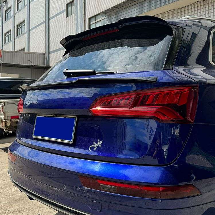 Audi Q5 2017 Mid Tailgate Spoiler Gloss Black