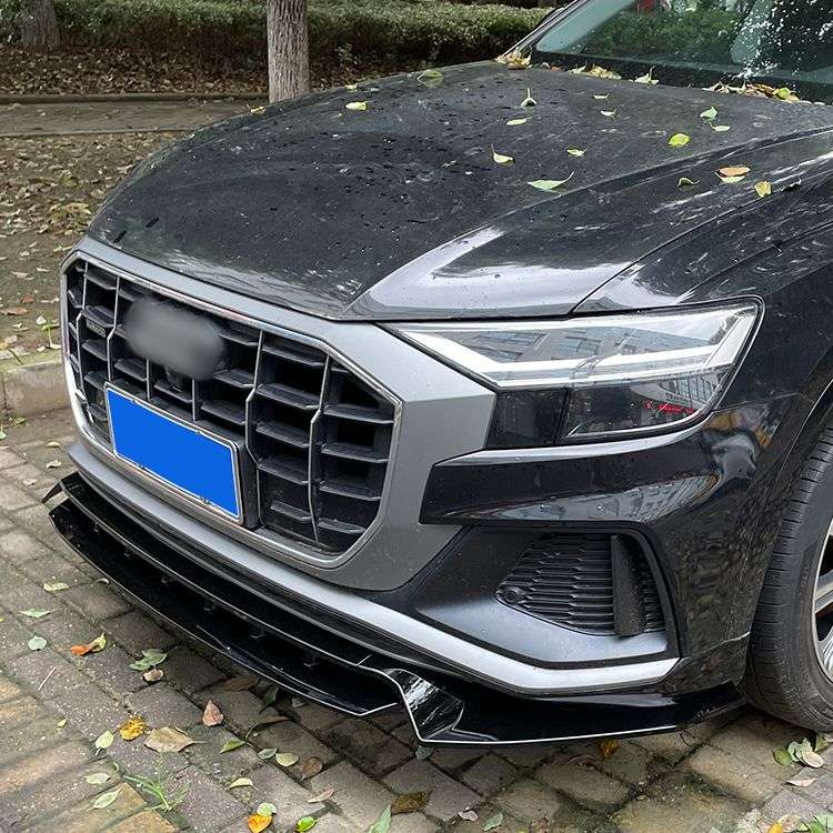Audi Q8 2018 Front Spoiler S-Line Gloss Black