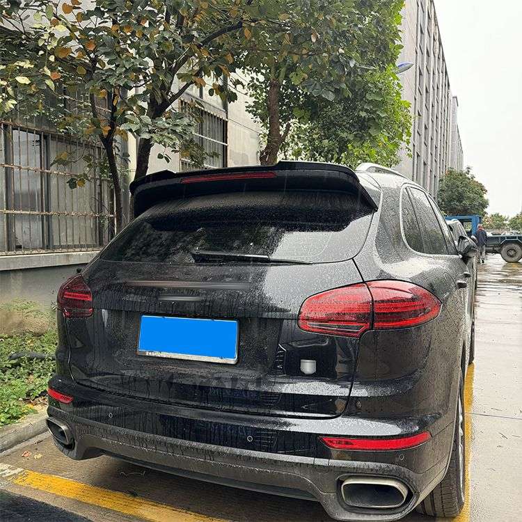 Porsche Cayenne 2015 Roof Spoiler Gloss Black
