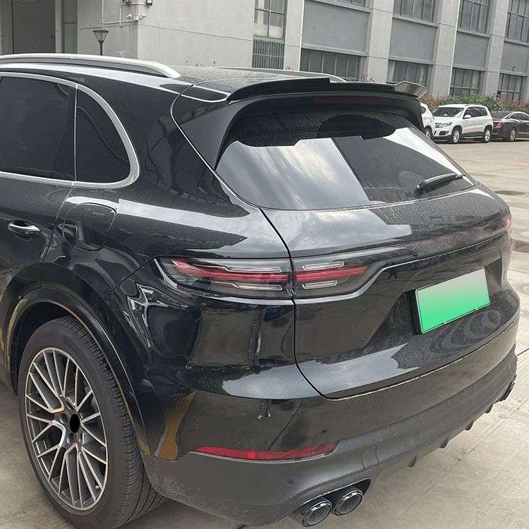 Porsche Cayenne 2018 Roof Spoiler Gloss Black