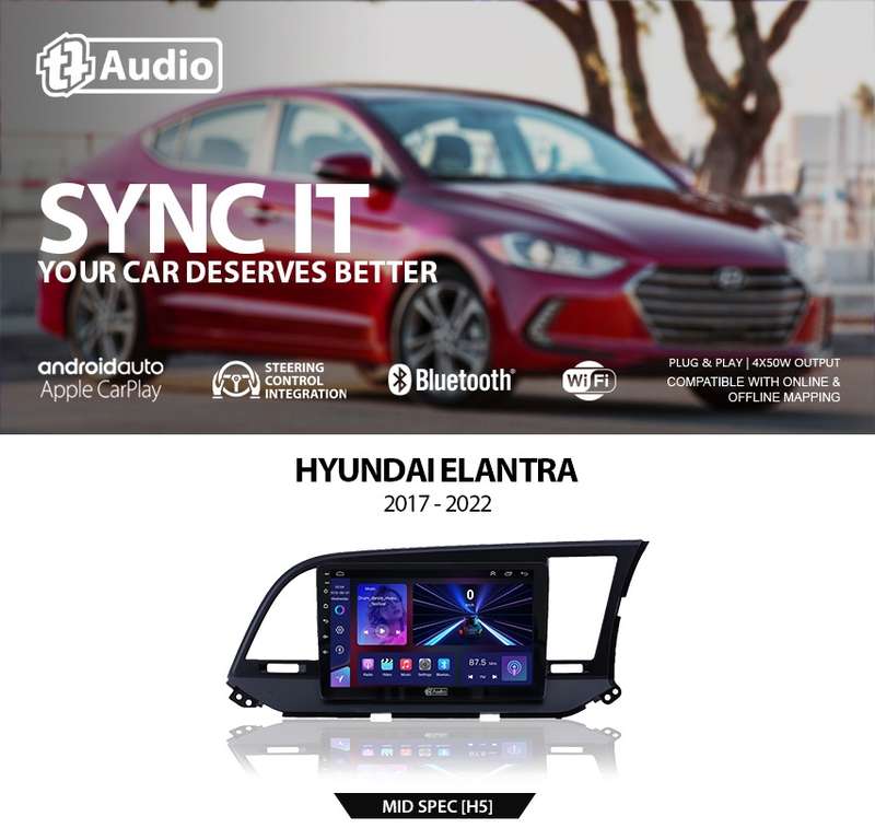 TT Audio 9" replacement radio for HYUNDAI Elantra 2012 - 2016 (MID SPEC)