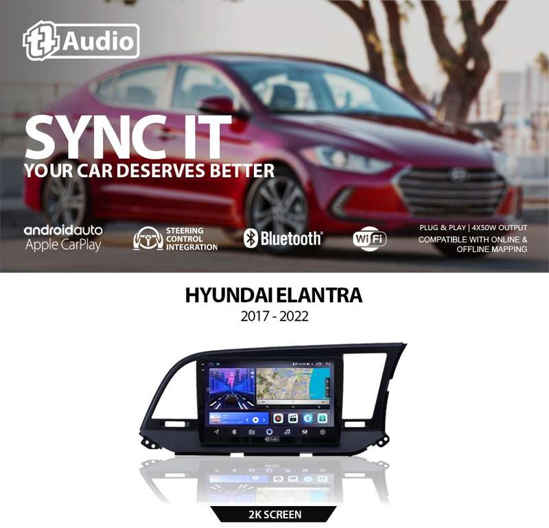 TT Audio 9" replacement radio for HYUNDAI Elantra 2012 - 2016 (2K SCREEN)