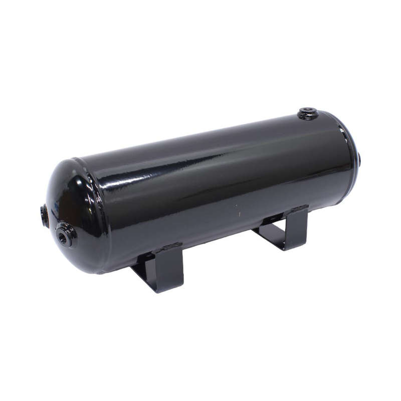 Castor 2 Gallon Gloss Black Steel Tank