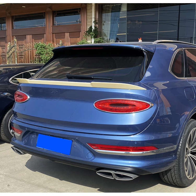 Bentley Bentayga 2016 Mid Tailgate Spoiler Mansory Gloss Black