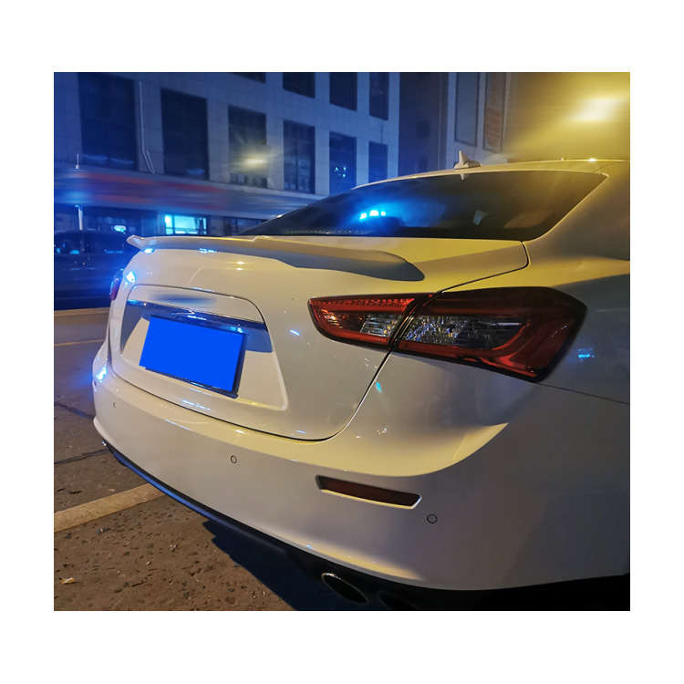 Maserati Ghibli 2014 Boot Spoiler Gloss Black