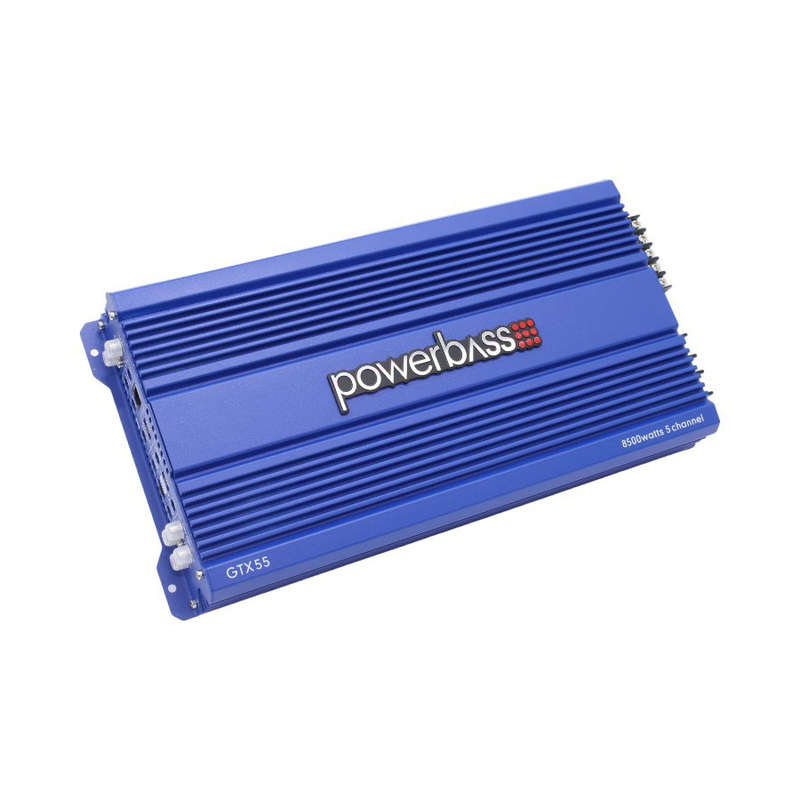 Powerbass GTX55 8500watt 5channel Amplifier 80rms x 4 &amp; 200rms x 1 Amplifier