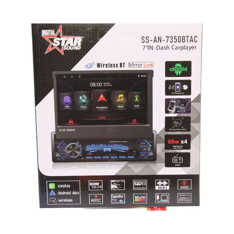 Starsound SS-AN-7350BTAC 7" In-Dash Media Player