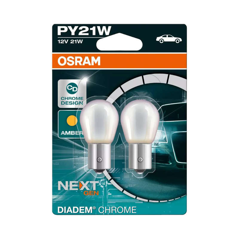 Osram Diadem Chrome PY21W Bulbs