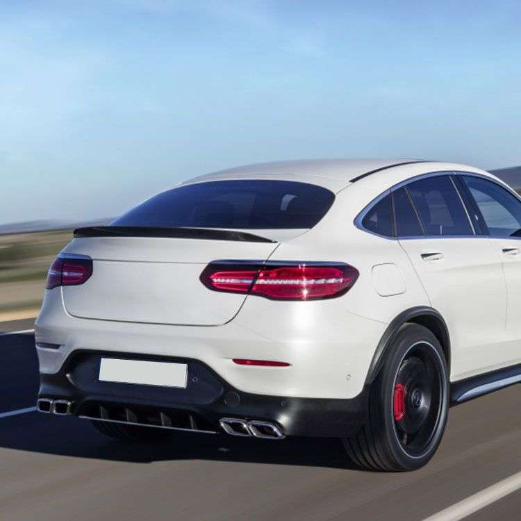 Mercedes GLC 2015 Coupe Boot Spoiler Gloss Black