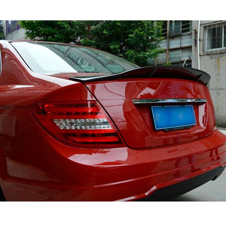 Mercedes C-Class 2007-2014 Boot Spoiler R Style Gloss Black