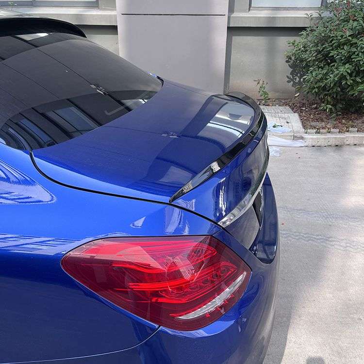 Mercedes C-Class 2014 W205 Boot Spoiler C63S Style Gloss Black