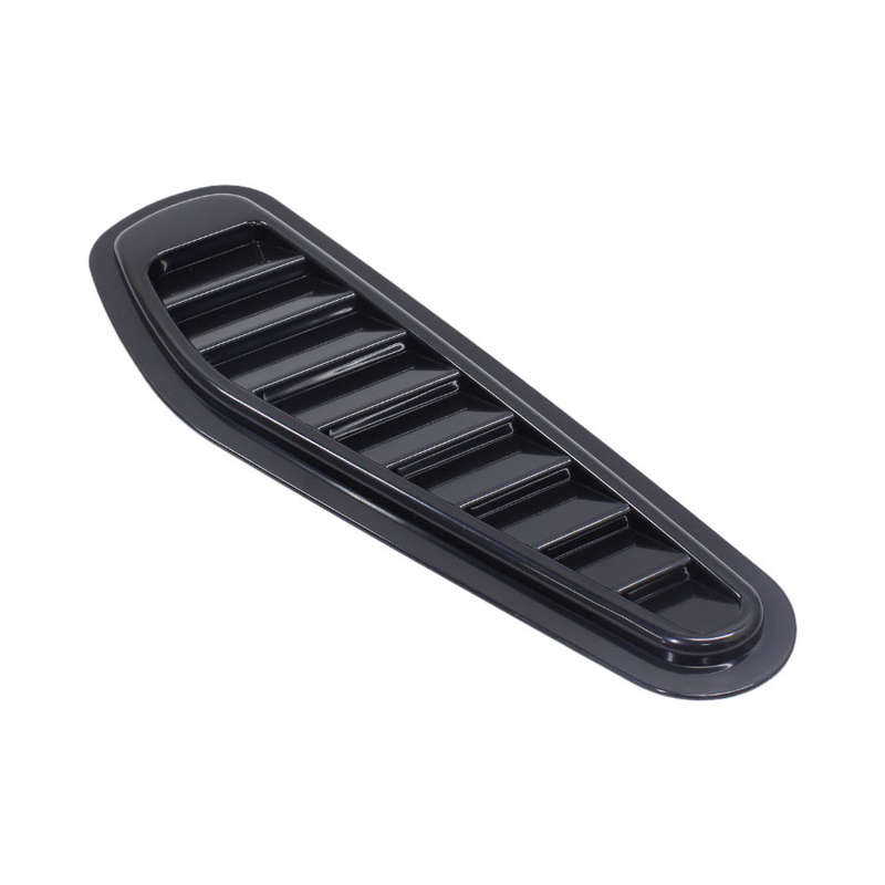 Slimline Gloss Black Stick on Bonnet Scoop (33x11cm)