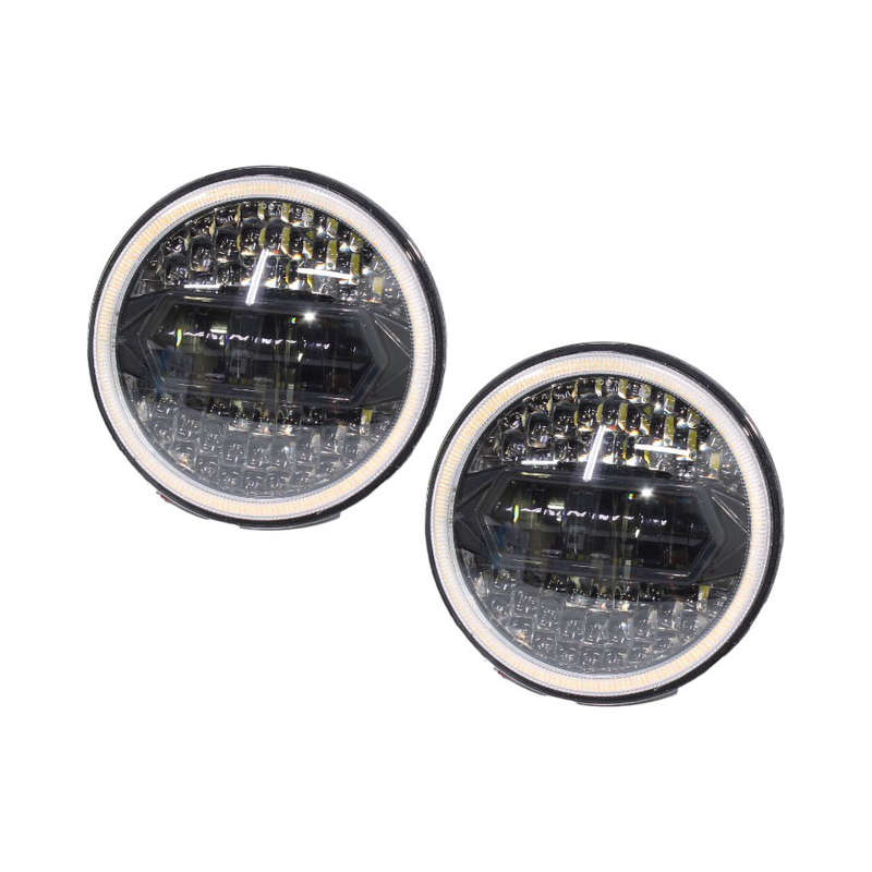 7-Inch Spider Eye Design Headlights with Hi Beam (Pair)