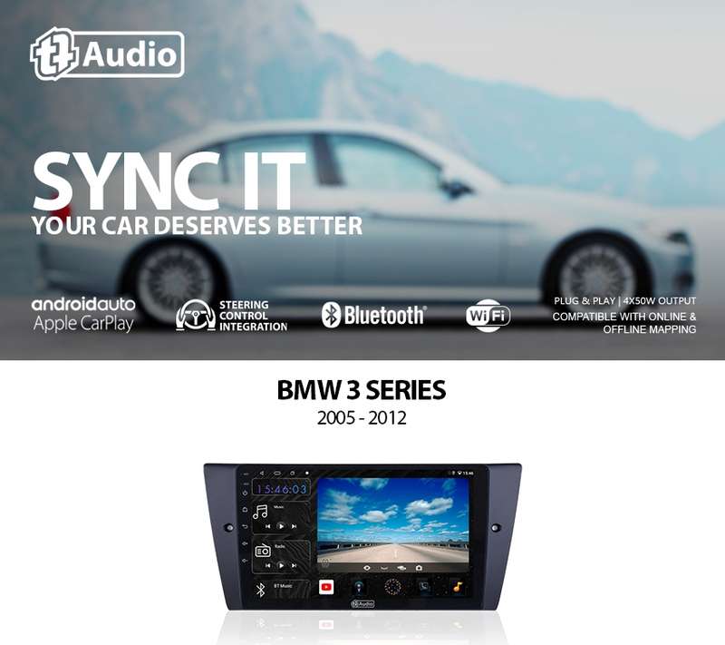 TT Audio 9" replacement radio BMW E90 (4G Ultra)