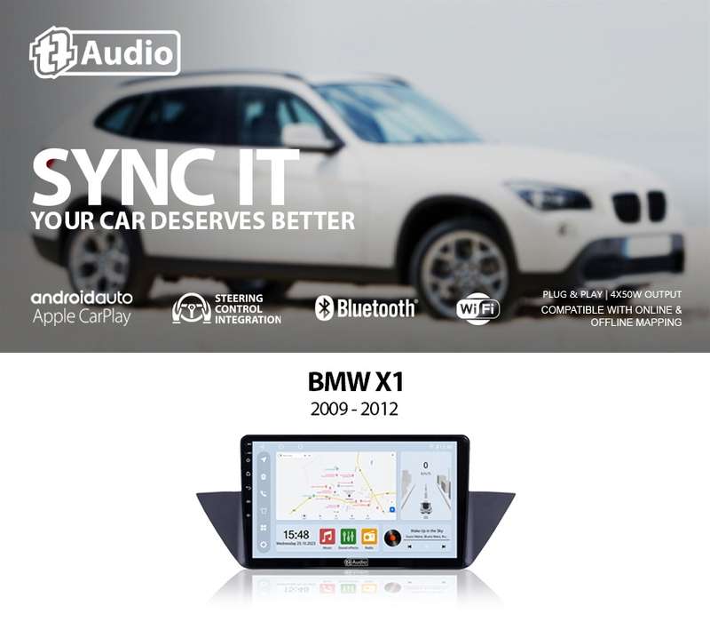 TT Audio 9" replacement radio FOR BMW X1 (Class D)