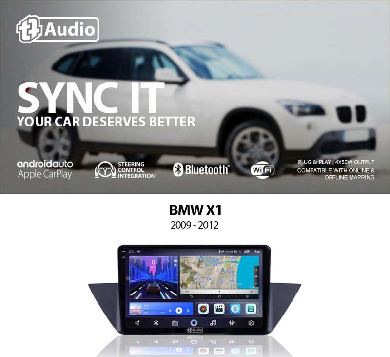 TT Audio 9" replacement radio FOR BMW X1 (2k Screen)