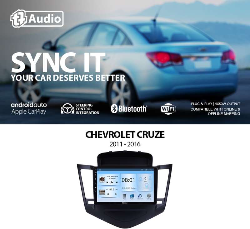 TT Audio 9" replacement radio for Chev Cruze 2011-2016 (ECO)