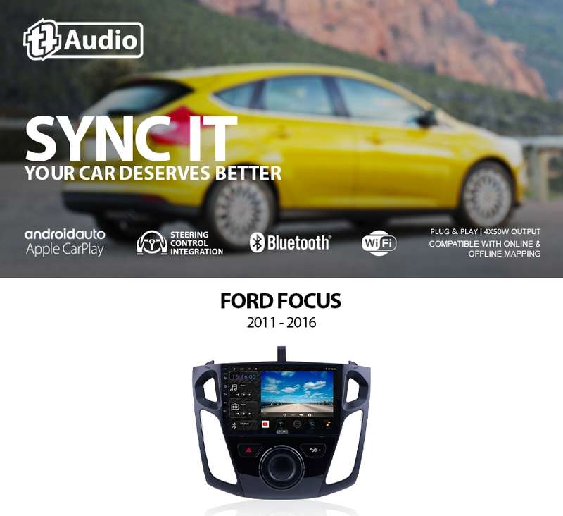 TT Audio 9" replacement radio for FORD FOCUS 2011-2019 (4g ultra)
