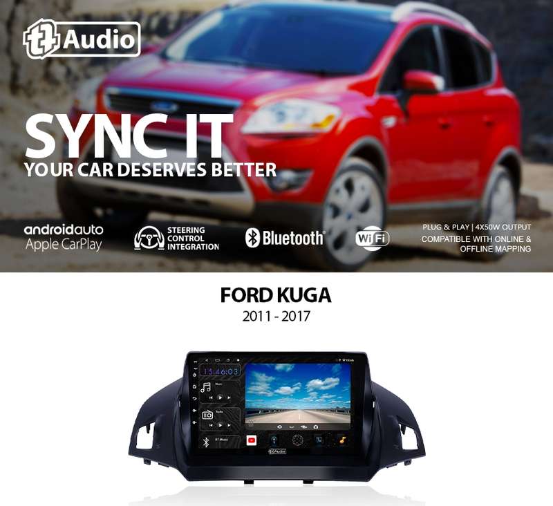 TT Audio 9" replacement radio for FORD KUGA 2011-2017 (4G ULTRA)