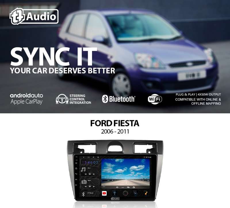 TT Audio 9" replacement radio FORD FIESTA 2009-2018 (4G ULTRA)