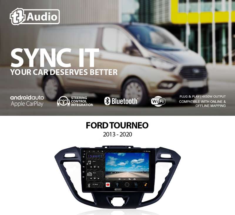 TT Audio 9" replacement radio FORD TOURNEO 2013-2020 (4G ULTRA)
