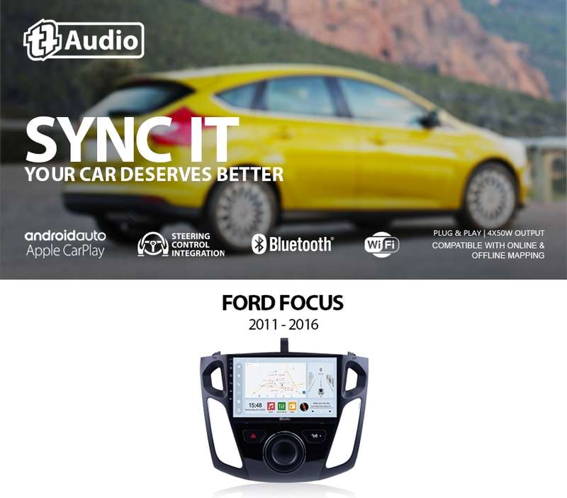TT Audio 9" replacement radio for FORD FOCUS 2011-2019 (Class D)