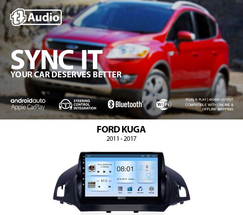TT Audio 9" replacement radio for FORD KUGA 2011-2017 (ECO)