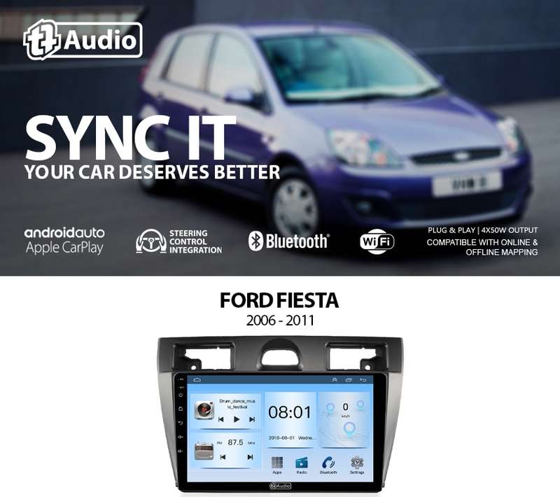 TT Audio 9" replacement radio FORD FIESTA 2009-2018 (ECO)