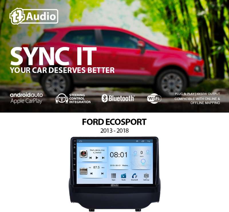 TT Audio 9" replacement radio FORD Ecosport 2013-2017 (ECO)