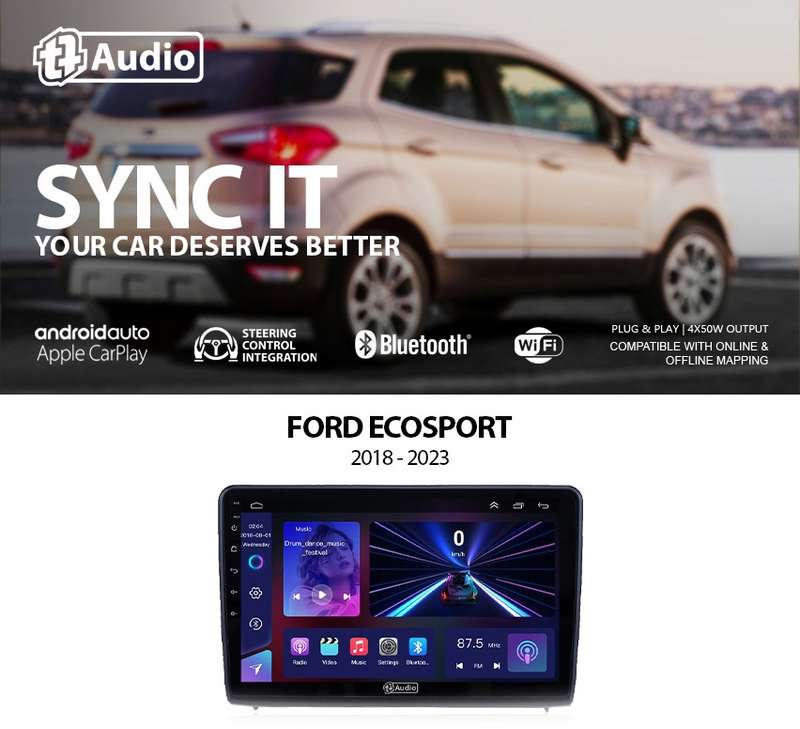 TT Audio 10" replacement radio FORD Ecosport 2018-2019 (MID SPEC)
