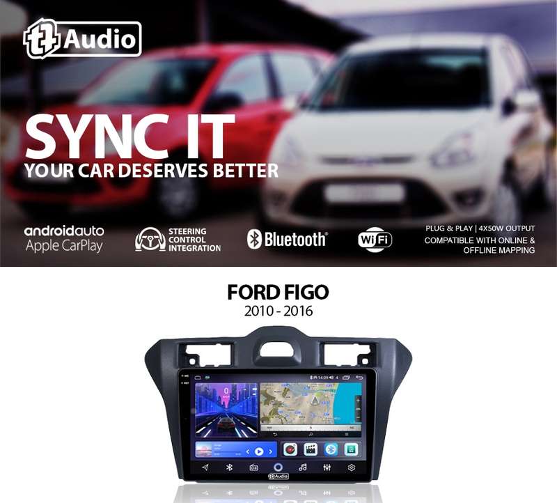 TT Audio 9" replacement radio for FORD Figo 2019-2021 (2K SCREEN)