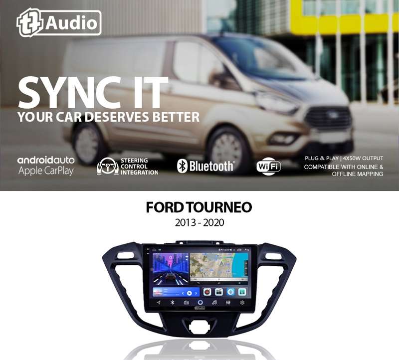 TT Audio 9" replacement radio FORD TOURNEO 2013-2020 (2K SCREEN)