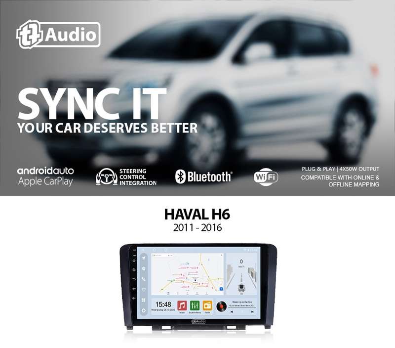 TT Audio 9" replacement radio for HAVAL Great Wall H6 2011 - 2016 (CLASS D)