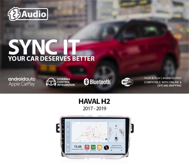 TT Audio 9" replacement radio for HAVAL Great Wall H2 2017 - 2019 (Class D)