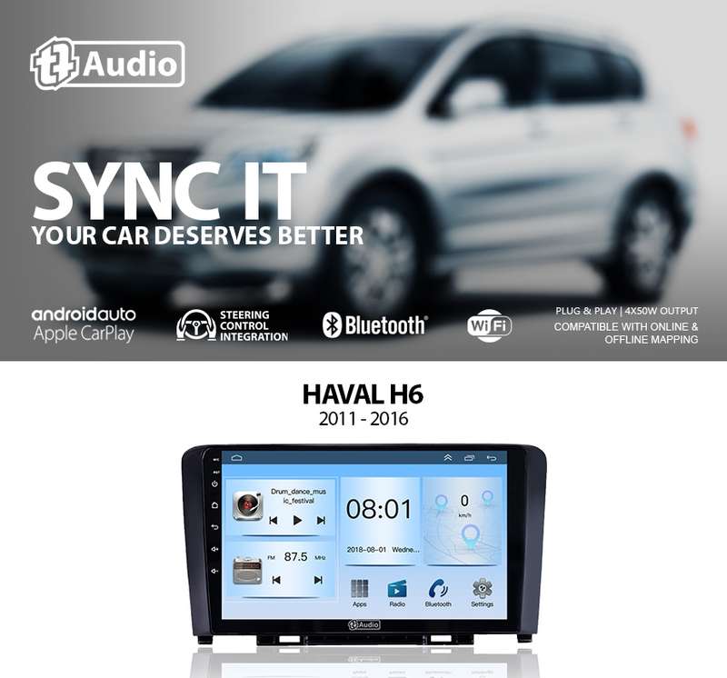 TT Audio 9" replacement radio for HAVAL Great Wall H6 2011 - 2016 (ECO)