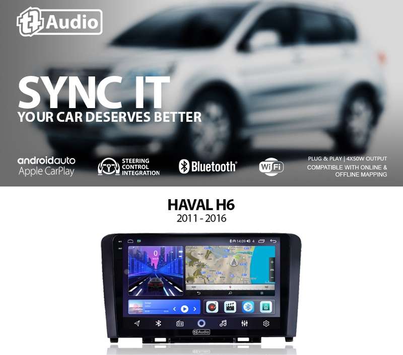 TT Audio 9" replacement radio for HAVAL Great Wall H6 2011 - 2016 (2K SCREEN)