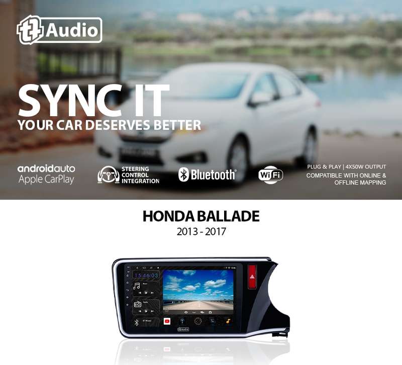 TT Audio Replacement Radio for HONDA BALLADE 2013-2017 (4G Ultra)