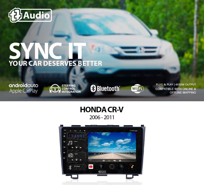 TT Audio 9" replacement radio for HONDA CRV 2006 - 2012 (4G ULTRA)