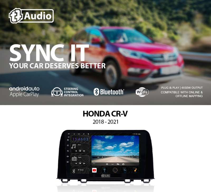 TT Audio 9" replacement radio for HONDA CRV 2018 - 2021 (4G ULTRA)