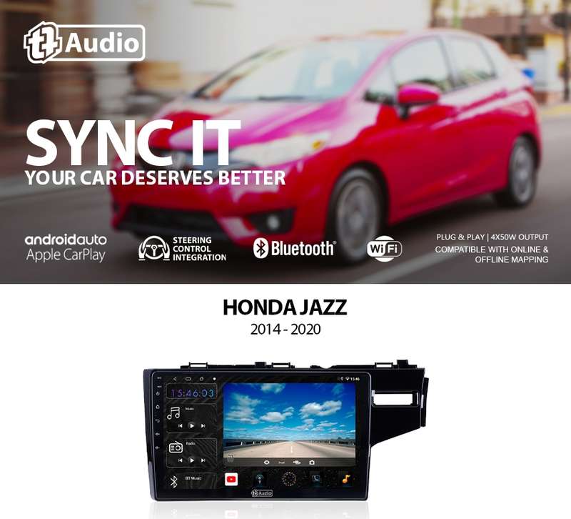 TT Audio 9" replacement radio for HONDA JAZZ/FIT (2014-2020) (4G ULTRA)