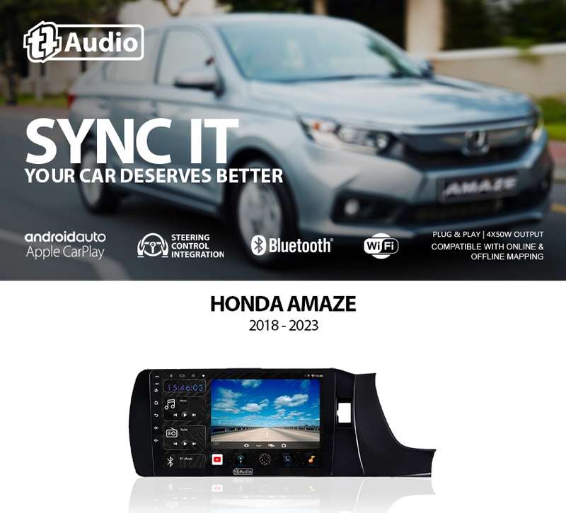 TT Audio 9" replacement radio for Honda Amaze 2018-2024 (4G ULTRA)