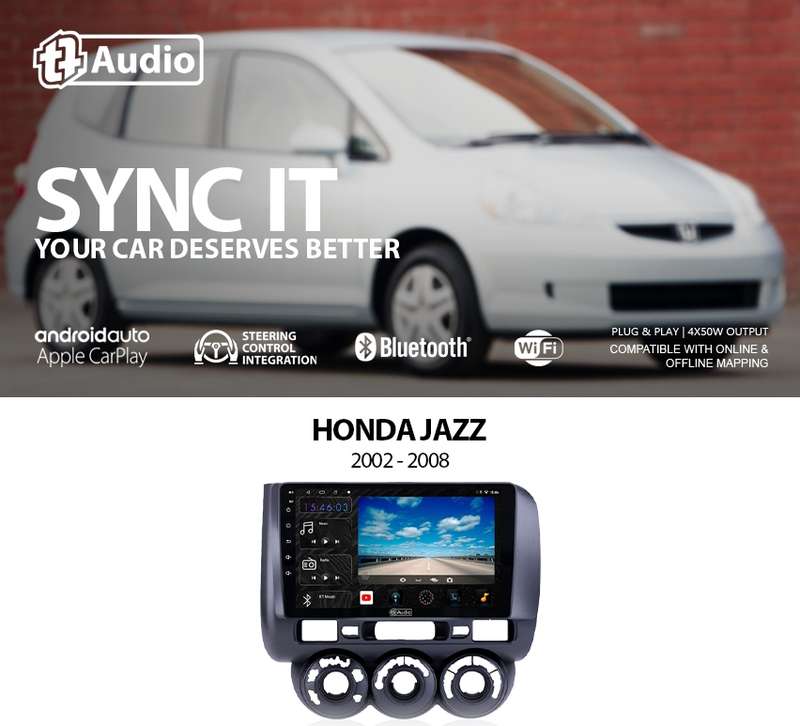 TT Audio 9" replacement radio for HONDA JAZZ 2002 - 2008 (4G ULTRA)