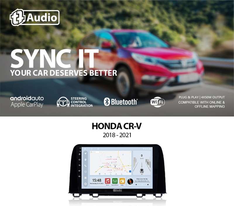 TT Audio 9" replacement radio for HONDA CRV 2018 - 2021 (CLASS D)